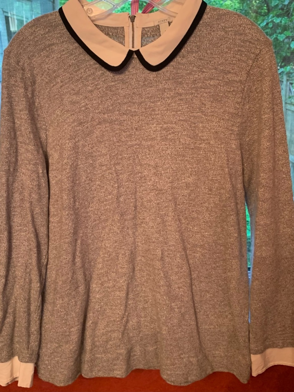 JCREW Peter Pan Collared Sweatshirt